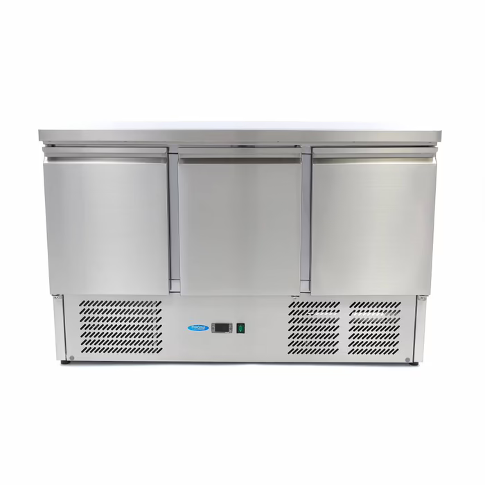 MAXIMA Gastro Kühltisch - 400 l - 137 cm - 3 Türen