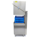 MAXIMA Gastro Haubenspülmaschine - 50 x 50 cm - mit Spülenhilfe- und Seifenpumpen - Digital Anzeige - 400 V