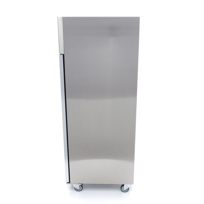 MAXIMA Gastro Gefrierschrank - 1200 l - 6 Einstellbare Regale (2/1 GN) - Rostfreier Stahl - mit Glastür