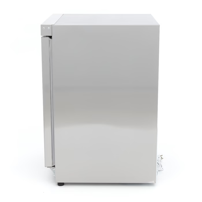 MAXIMA Gastro Gefrierschrank - 200 l - 2 Feste Regale - Rostfreier Stahl