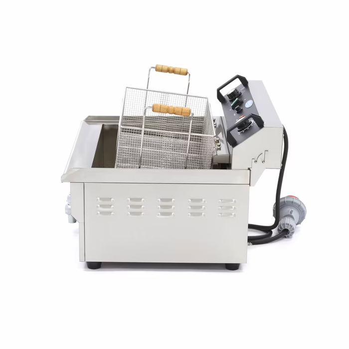 MAXIMA Gastro Fritteuse - 30 l - 1 Korb - mit Ablasshahn