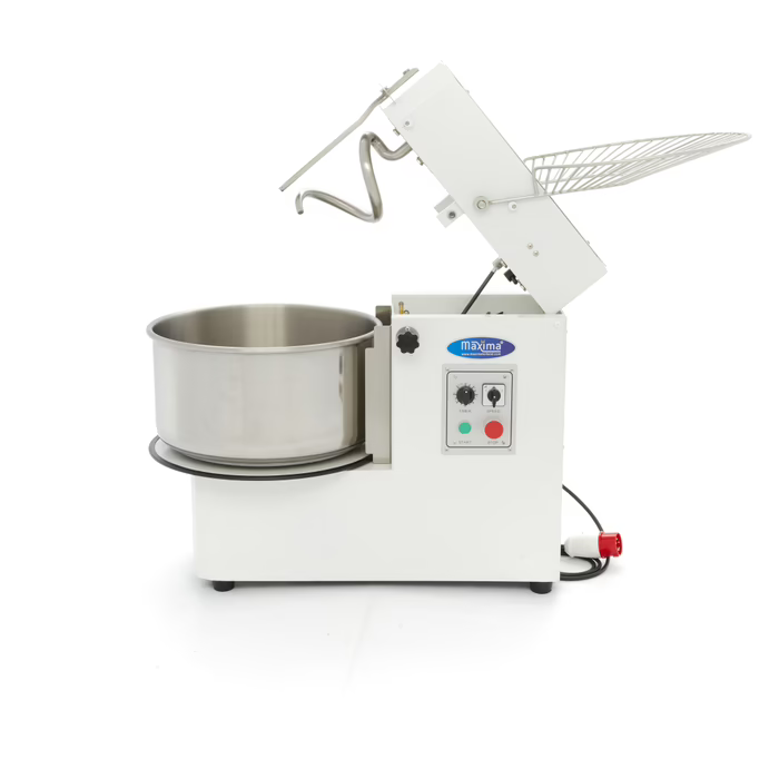 MAXIMA Gastro Teigmischer - 50 l - 30 kg Teig - 2 Geschwindigkeiten - Abnehmbare Schüssel - 400 V