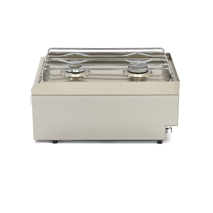 MAXIMA Gastro Kochfeld - 2 Brenner - Einzeleinheit - 60 cm Tief - Gas