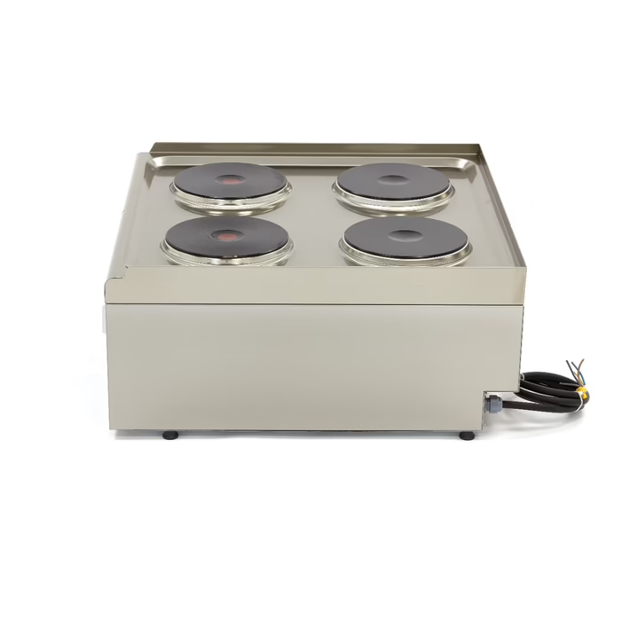 MAXIMA Gastro Kochfeld - 4 Brenner - Doppeleinheit - 60 cm Tief - 400 V