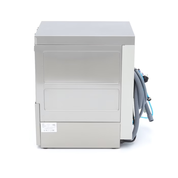 MAXIMA Gastro Gläserspülermaschine - 35 x 35 cm - mit Abfluss, Spülenhilfe und Seifenpumpe