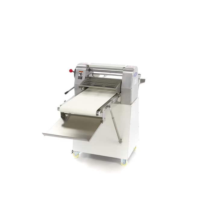 MAXIMA Gastro Teigausrollmaschine - 38 cm - Bodenmodell - faltbar