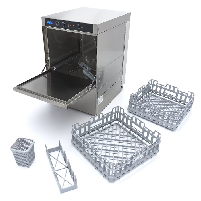 MAXIMA Gastro Geschirrspüler-Unterbau - 40 x 40 cm - mit Spülenhilfepumpe - 230 V