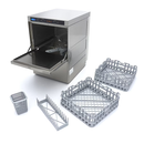 MAXIMA Gastro Gläserspülermaschine - 35 x 35 cm - mit Spülenhilfepumpe