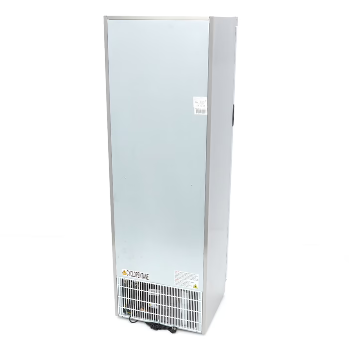 MAXIMA Gastro Gefrierschrank - 400 l - Rostfreier Stahl - mit Glastür
