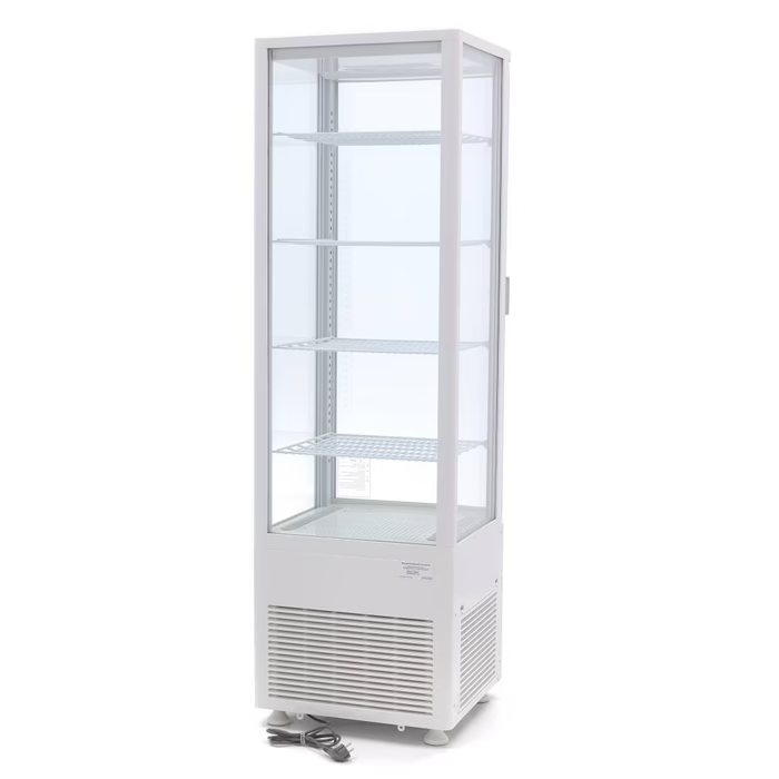 MAXIMA Gastro Kühlvitrine - 235 l - 52 cm - Weiß