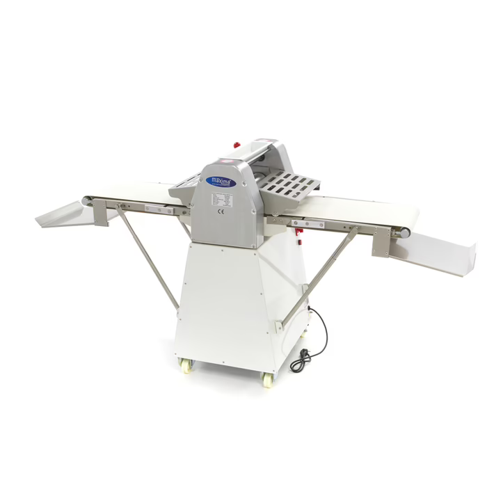 MAXIMA Gastro Teigausrollmaschine - 38 cm - Bodenmodell - faltbar