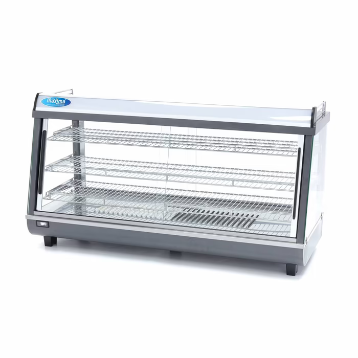 MAXIMA Gastro Wärmevitrine - 186 l - 121,5 cm - 3 Regale - Gebraucht