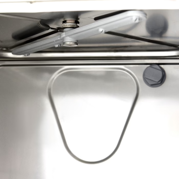 MAXIMA Gastro Gläserspülermaschine - 35 x 35 cm - mit Abfluss, Spülenhilfe und Seifenpumpe