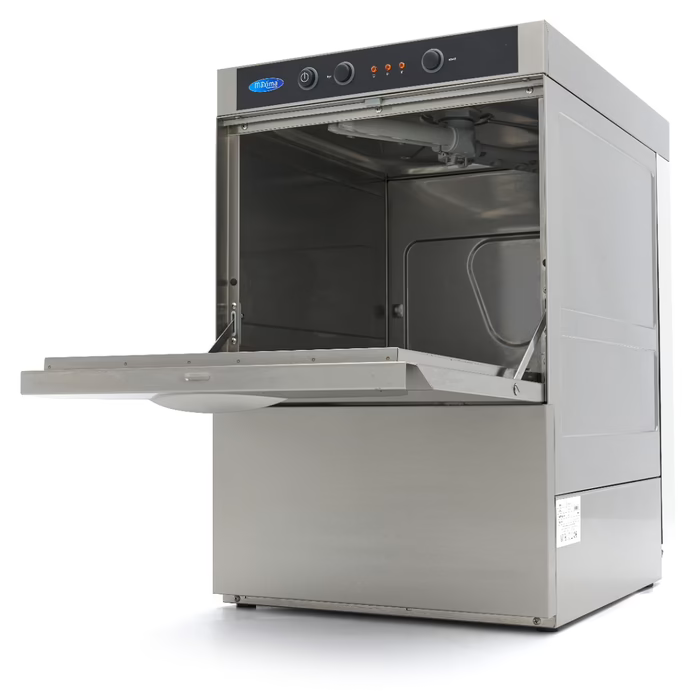 MAXIMA Gastro Geschirrspüler-Unterbau - 40 x 40 cm - mit Abfluss-, Spülenhilfe- und Seifenpumpen - 230 V