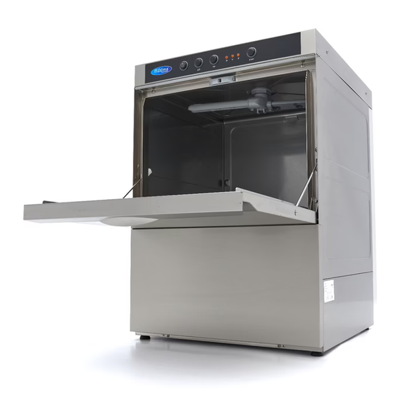 MAXIMA Gastro Geschirrspüler-Unterbau - 50 x 50 cm - mit Abfluss-, Spülenhilfe- und Seifenpumpen - 230 V