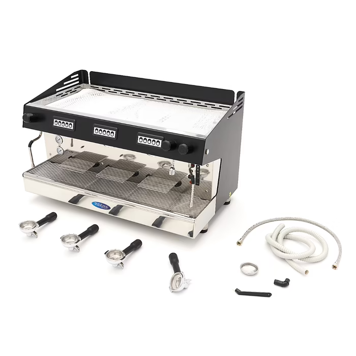 MAXIMA Gastro Espressomaschine - 3 Kolben - 540 Tassen pro Stunde - Gebraucht