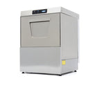 MAXIMA Gastro Geschirrspüler-Unterbau - 50 x 50 cm - mit Abfluss-, Spülenhilfe- und Seifenpumpen - Digital Anzeige - 230 V