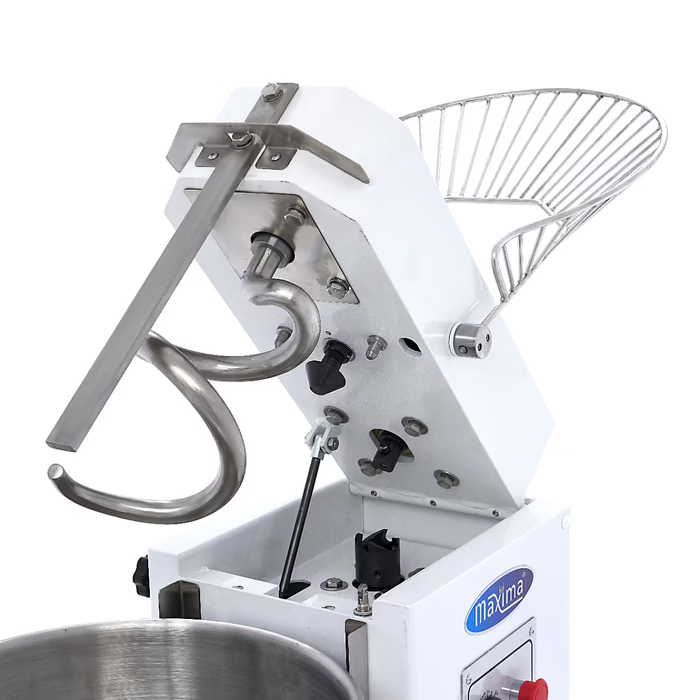 MAXIMA Gastro Teigmischer - 30 l - 18 kg Teig - 2 Geschwindigkeiten - Abnehmbare Schüssel