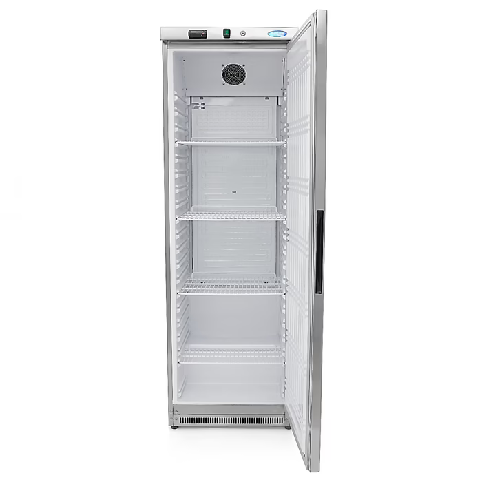 MAXIMA Gastro Kühlschrank - 400 l - 4 Verstellbare Regale - Rostfreier Stahl