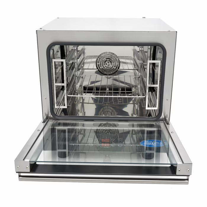 MAXIMA Gastro Combi - Dampfofen - Passt 4 x 2/3 GN Tabletts - Digital Anzeige