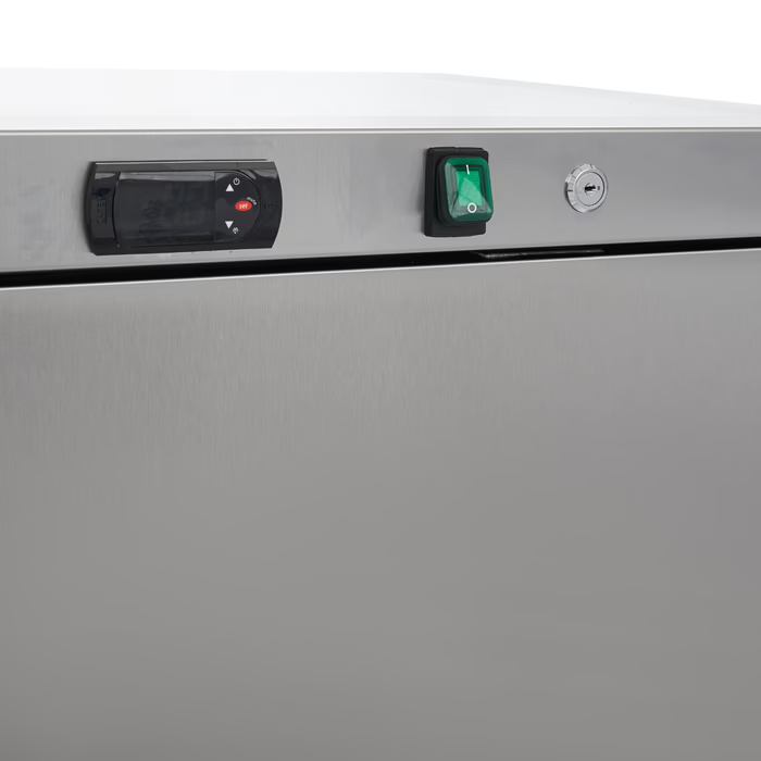 MAXIMA Gastro Kühlschrank - 400 l - 4 Verstellbare Regale - Rostfreier Stahl