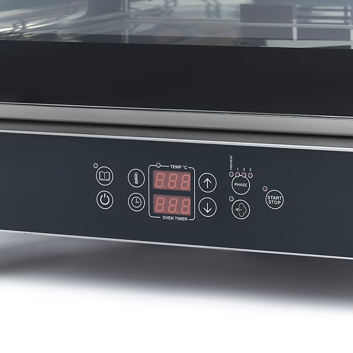 MAXIMA Gastro Combi - Dampfofen - Passt 5 Tabletts (1/1GN / 60 x 40 cm) - Digital Anzeige - 400 V