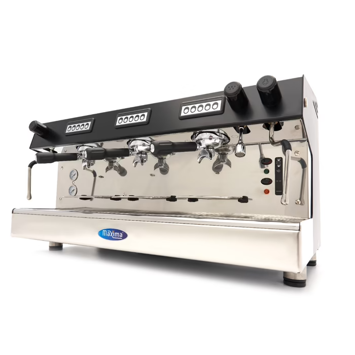 MAXIMA Gastro Espressomaschine - 3 Kolben - 540 Tassen pro Stunde - Gebraucht