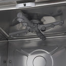 MAXIMA Gastro Geschirrspüler-Unterbau - 40 x 40 cm - mit Abfluss-, Spülenhilfe- und Seifenpumpen - Digital Anzeige - 230 V