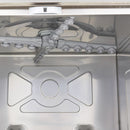 MAXIMA Gastro Geschirrspüler-Unterbau - 50 x 50 cm - mit Abfluss-, Spülenhilfe- und Seifenpumpen - Digital Anzeige - 400 V