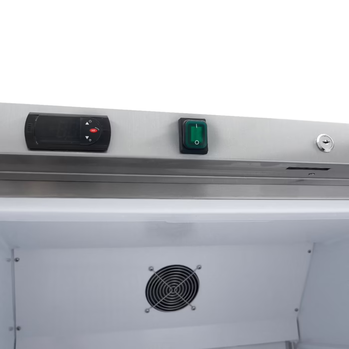 MAXIMA Gastro Kühlschrank - 600 l - 4 Verstellbare Regale - Rostfreier Stahl
