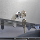 MAXIMA Gastro Gefrierschrank - 700 l - 3 Einstellbare Regale (2/1 GN) - Rostfreier Stahl - mit Glastür - Gebraucht