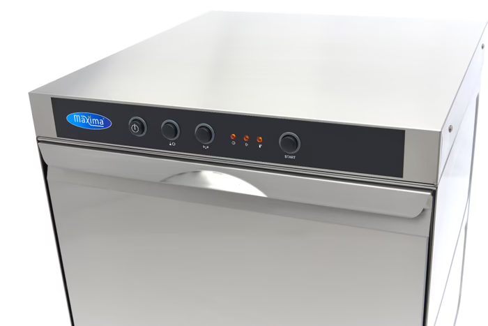 MAXIMA Gastro Geschirrspüler-Unterbau - 50 x 50 cm - mit Spülenhilfepumpe - 400 V