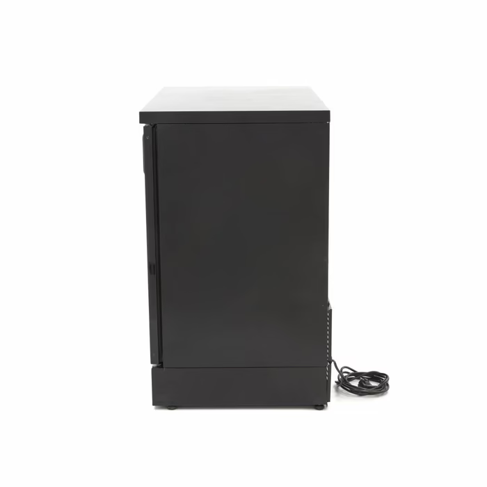 MAXIMA Gastro Getränke Kühlschrank - 227 l - 2 Scharnier -Türen - 4 verstellbare Regale