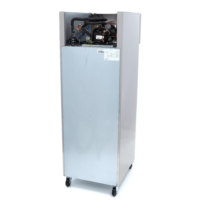 MAXIMA Gastro Kühlschrank - 600 l - 3 Einstellbare Regale (2/1 GN) - auf Rädern - inkl. Regale