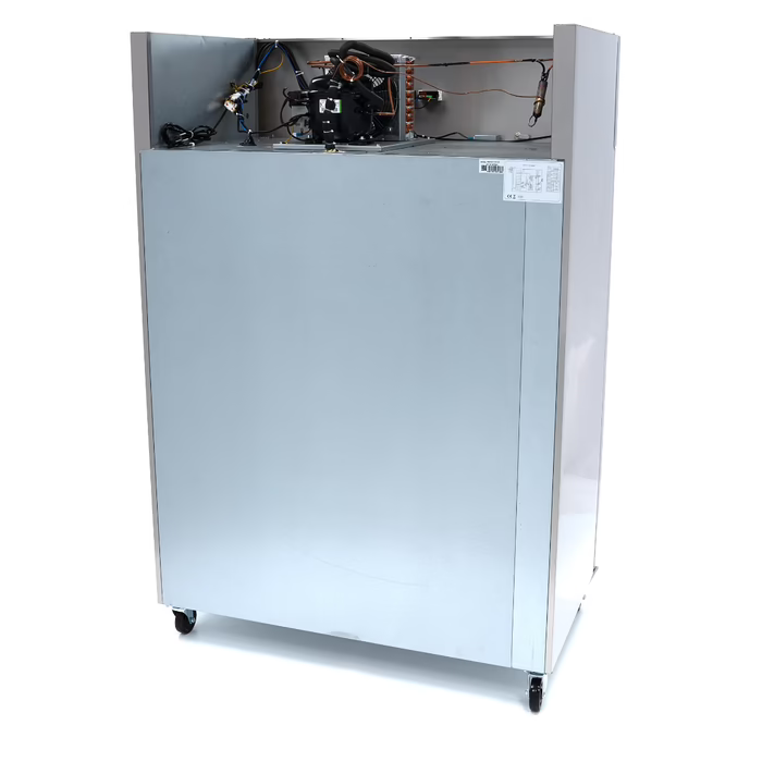 MAXIMA Gastro Kühlschrank - 1200 l - 6 Einstellbare Regale (2/1 GN) - auf Rädern - inkl. Regale