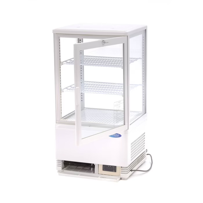MAXIMA Gastro Kühlvitrine - 58 l - 43 cm - Weiß
