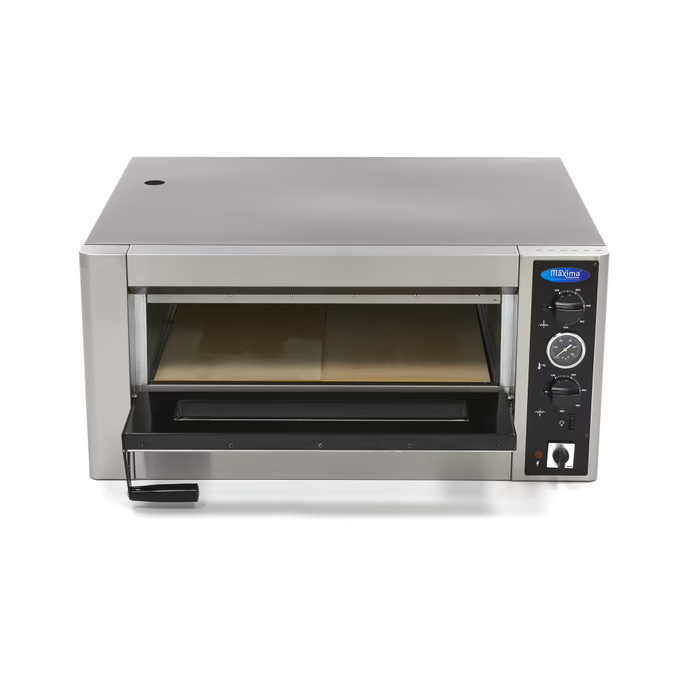 MAXIMA Gastro Pizzaofen - Passt 4 x Ø 30 cm Pizzas