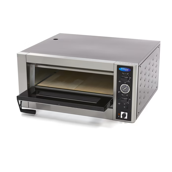 MAXIMA Gastro Pizzaofen - Passt 4 x Ø 30 cm Pizzas