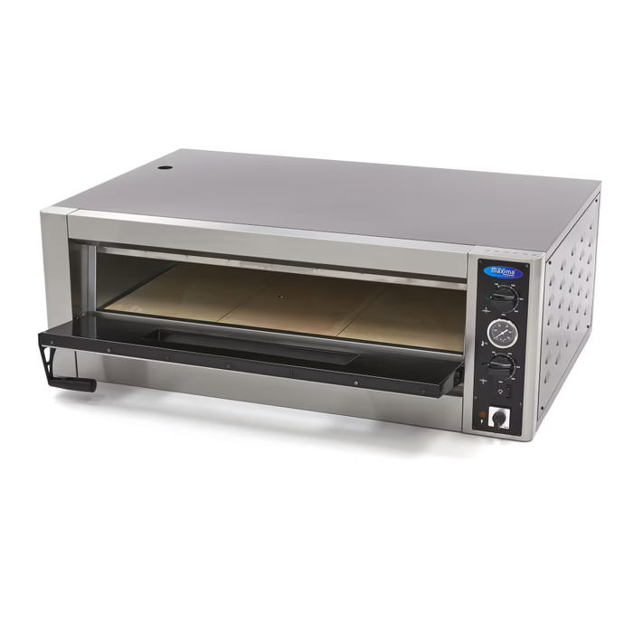 MAXIMA Gastro Pizzaofen - Passt 6 x Ø 30 cm Pizzas - 400 V