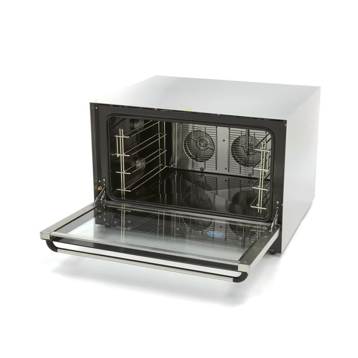 MAXIMA Gastro Konvektionsofen - Dampf - Passt 4 Tabletts (60 x 40 cm) - Eingebauter Timer