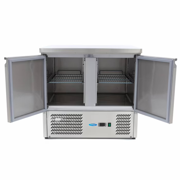 MAXIMA Gastro Kühltisch - 257 l - 90 cm - 2 Türen