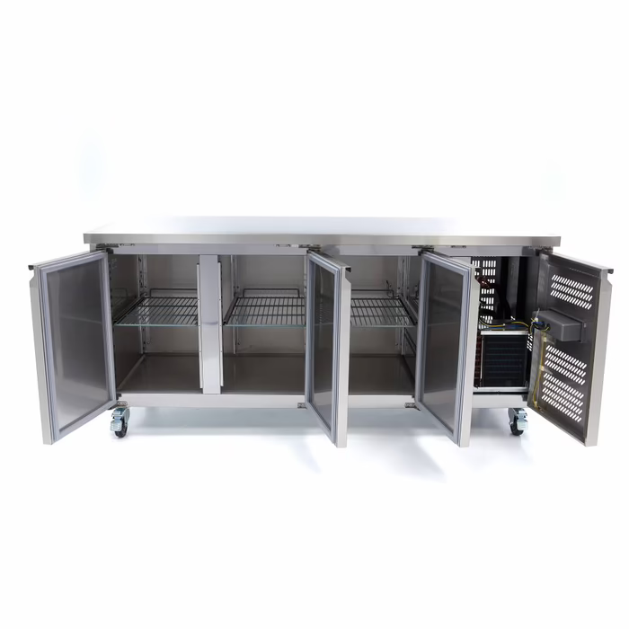MAXIMA Gastro Kühltisch - 465 l - 180 cm - 3 Tür