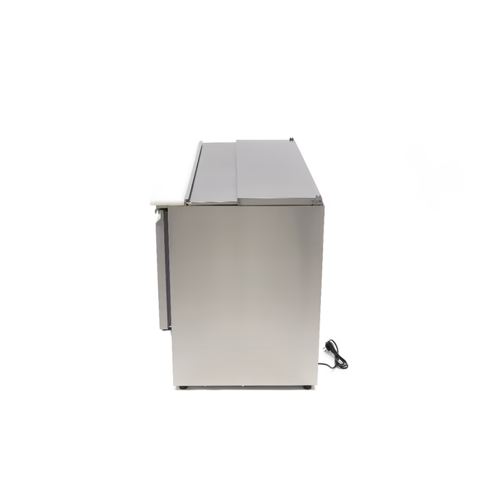 MAXIMA Gastro Saladette - 400 l - 137 cm - 3 Türen - inkl. Schneidebrett