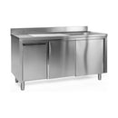 Spülschrank mit Abfallbehälter, 1 Becken links, Bautiefe 600 mm | 1400x600x850 mm