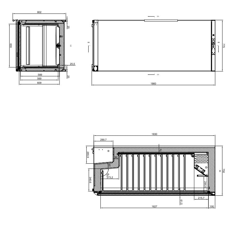 Bergman  Ecoline Lagertiefkühlschrank Abs - 580 L