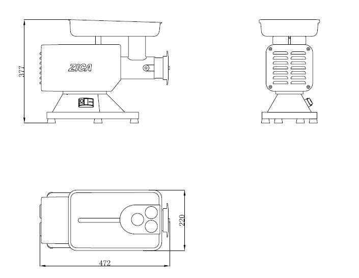 Bergman Ecoline meat grinder 120