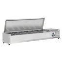 Casselin Tischsalattheke mit deckel 7 x GN 1/4