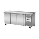 TIEFKÜHLTISCH  MIT ROLLEN 3 MODULE     B x T x H   1.795 x 700 x 860 mm  |  417 L