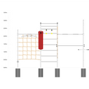 Tolymp climbing tower double boulder