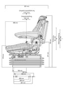 Airpress GRAMMER Traktorsitz Maximo Dynamic Plus 1323523